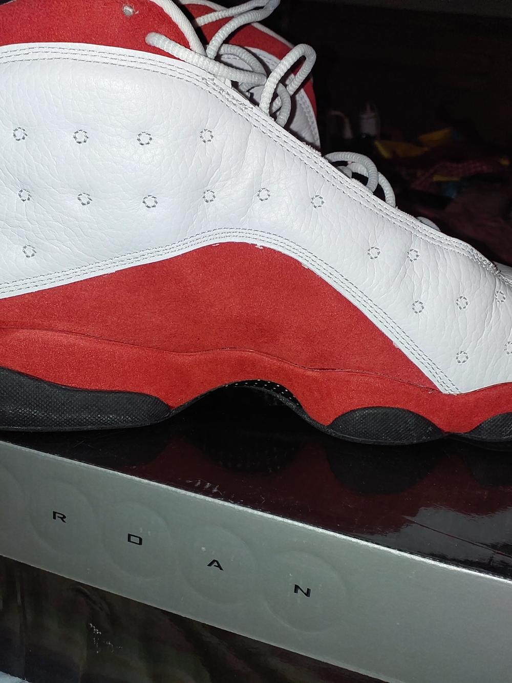 Nike Air Jordan 13 Retro White/Black Varsity Red CHICAGO 2010 - Picture 8 of 16